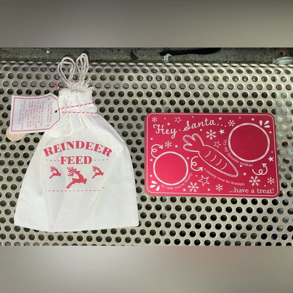 Target Santa Cookie Tray & Reindeer Evidence Bag